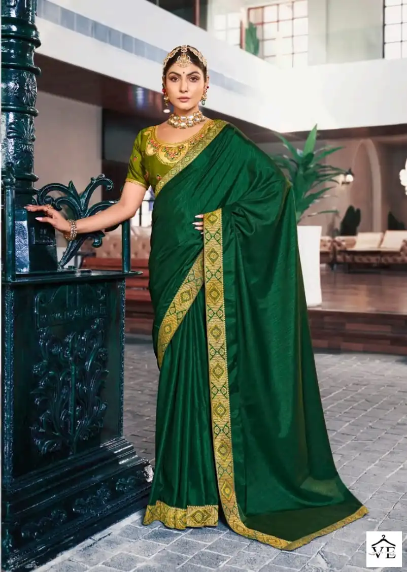 Saumya Kasturi Faux Georgette Wholesale Saree Catalog — Wholesale Sarees, MPA wholesale from Surat - Gallery Image 4