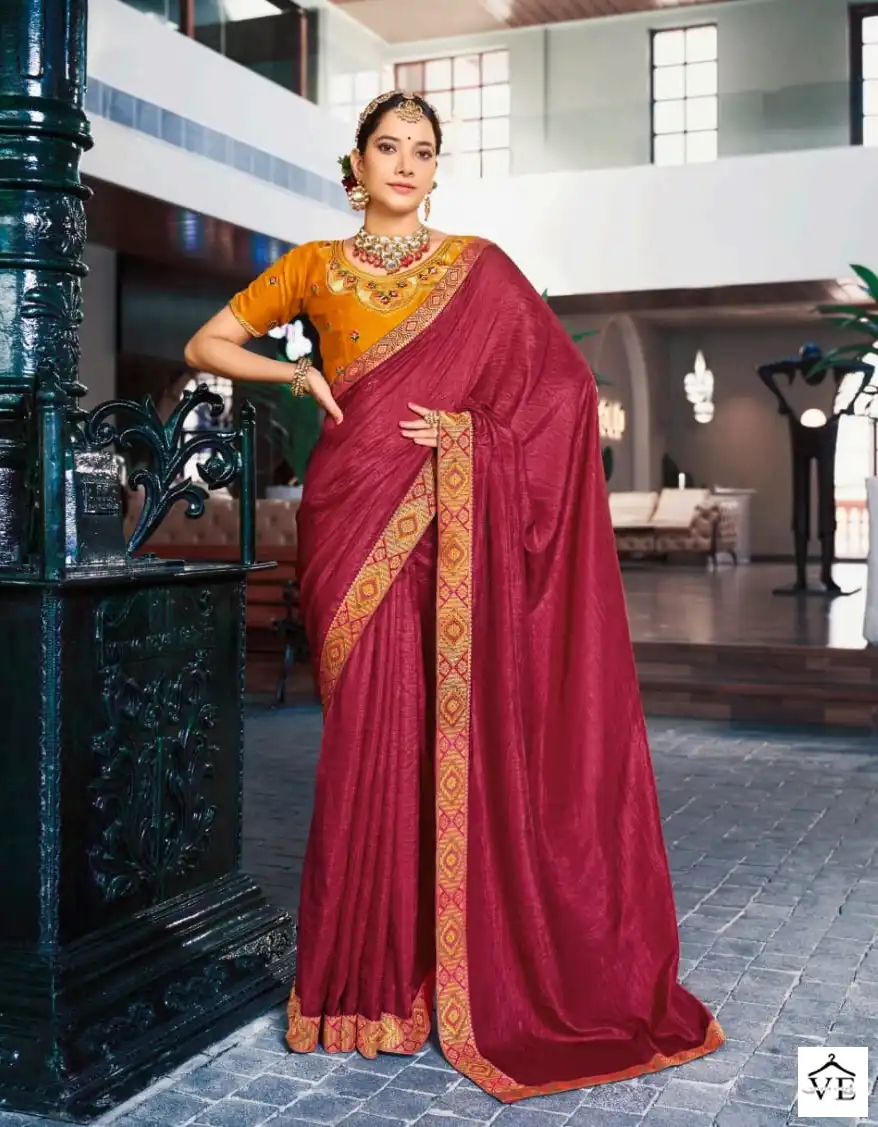 Saumya Kasturi Faux Georgette Wholesale Saree Catalog — Wholesale Sarees, MPA wholesale from Surat - Gallery Image 5