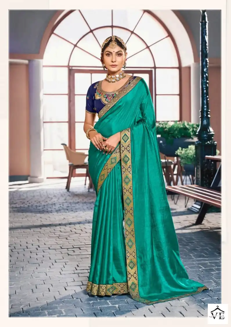 Saumya Kasturi Faux Georgette Wholesale Saree Catalog — Wholesale Sarees, MPA wholesale from Surat - Gallery Image 6