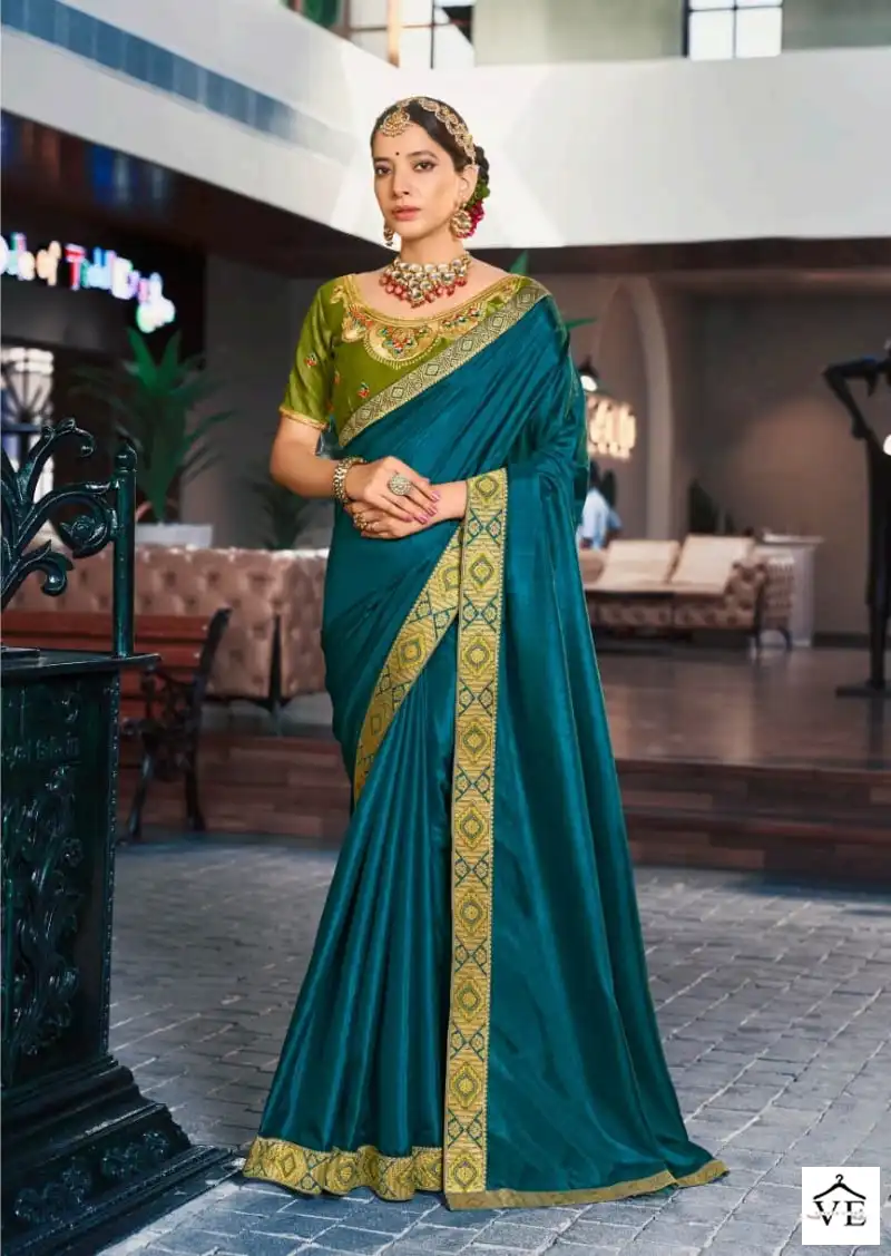 Saumya Kasturi Faux Georgette Wholesale Saree Catalog — Wholesale Sarees, MPA wholesale from Surat - Gallery Image 7