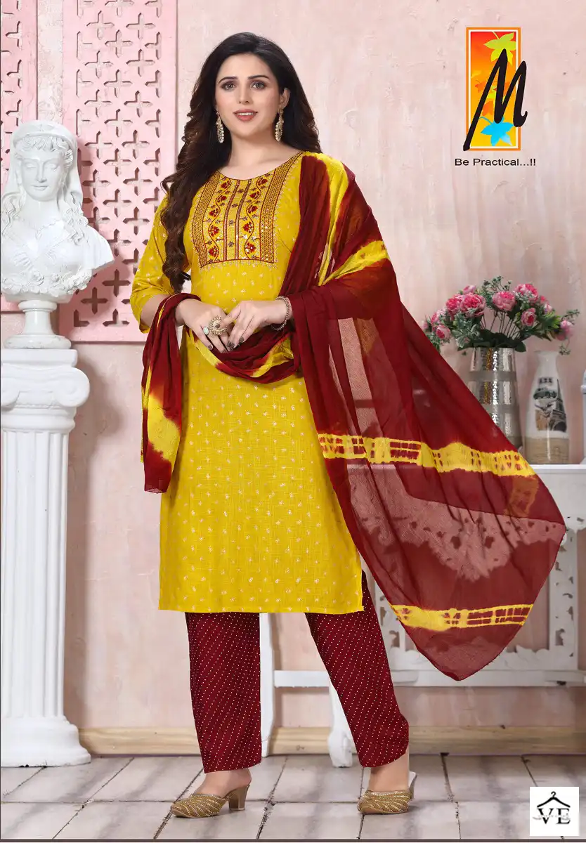 Vardan Ethnic Katha Rayon Wholesale Readymade Salwar Suit Catalog — Wholesale Salwar Suits, MPA wholesale from Surat - Gallery Image 7