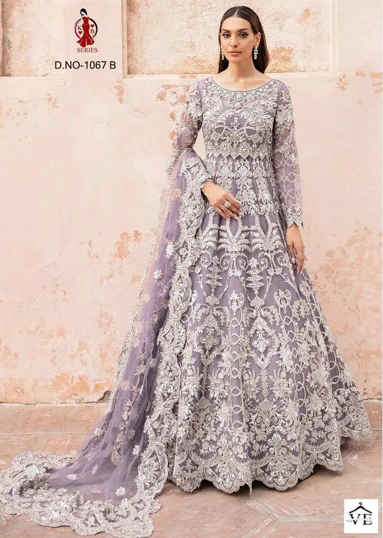 Vardan Ethnic Kb 1067 Heavy Butterfly Net Wholesale Designer Salwar Suit Catalog — Wholesale Salwar Suits, MPA wholesale from Surat — view 1