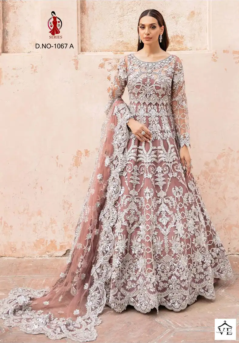Vardan Ethnic Kb 1067 Heavy Butterfly Net Wholesale Designer Salwar Suit Catalog — Wholesale Salwar Suits, MPA wholesale from Surat - Gallery Image 3