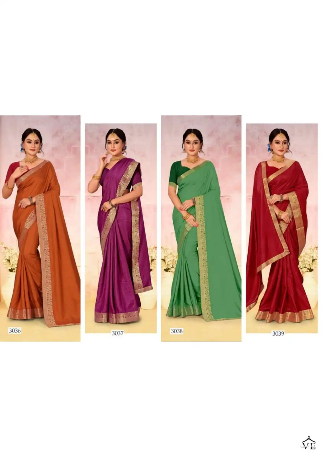 Madhupriya Kesar Kali P-P Vichitra Dyed Wholesale Saree Catalog — Wholesale Sarees, MPA wholesale from Surat — view 10