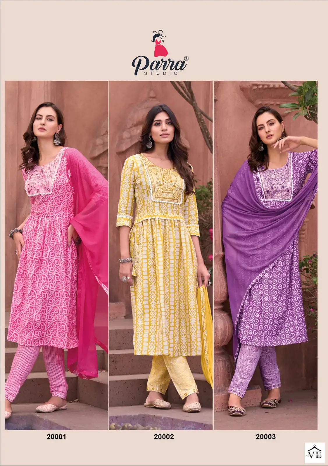 Parra Studio Khoobsurat Vol 2 Heavy Muslin Wholesale Readymade Suits Catalog — Wholesale Salwar Suits, MPA wholesale from Surat - Gallery Image 7