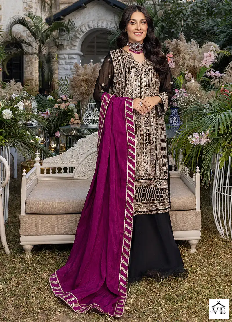 Zaha Khushbu Vol-5 Georgette Wholesale Designer Pakistani Suits Catalog — Wholesale Salwar Suits, MPA wholesale from Surat — view 1
