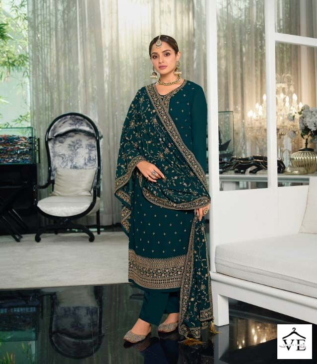 Zisa Khwaish Vol 2 Georgette Wholesale Designer Salwar Suit Catalog — Wholesale Salwar Suits, MPA wholesale from Surat - Gallery Image 2