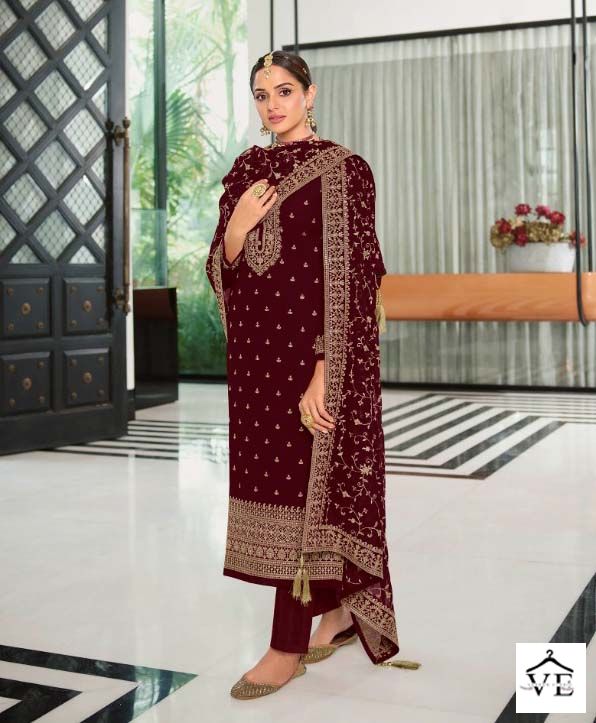Zisa Khwaish Vol 2 Georgette Wholesale Designer Salwar Suit Catalog — Wholesale Salwar Suits, MPA wholesale from Surat - Gallery Image 3
