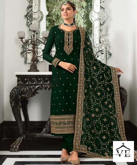 Zisa Khwaish Vol 2 Georgette Wholesale Designer Salwar Suit Catalog — Wholesale Salwar Suits, MPA wholesale from Surat - Gallery Image 5