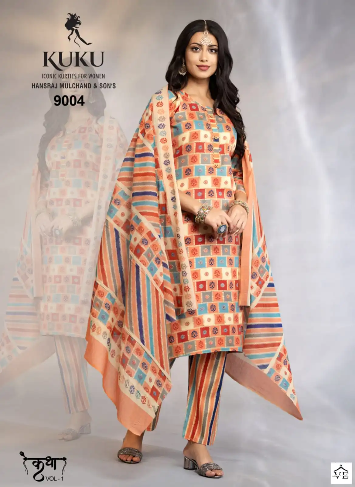 Kuku Katha Cotton Wholesale Readymade Suits Catalog — Wholesale Salwar Suits, MPA wholesale from Surat — view 6