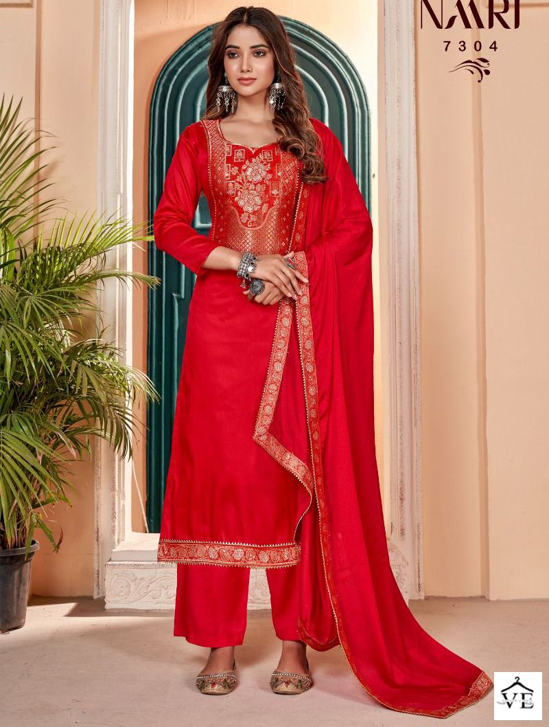 Naari Kullu Pure Jam Wholesale Salwar Suit Catalog — Wholesale Salwar Suits, MPA wholesale from Surat — view 1
