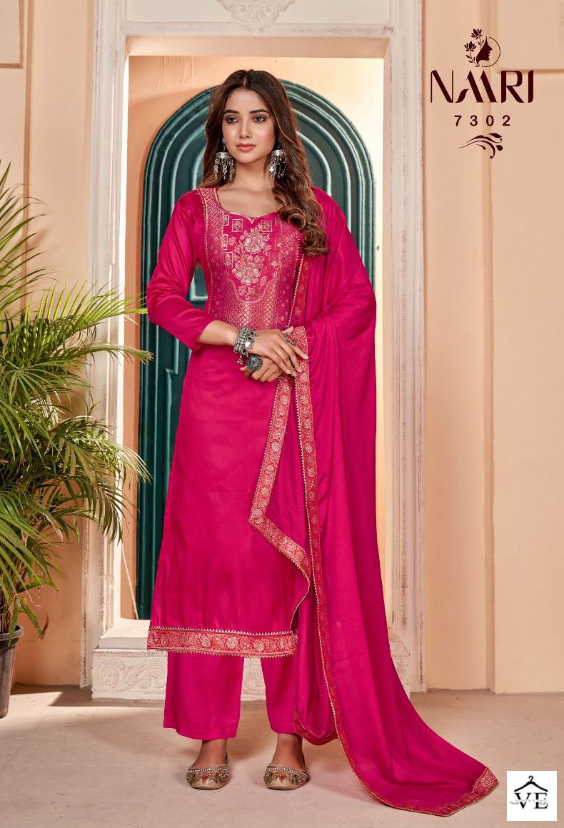 Naari Kullu Pure Jam Wholesale Salwar Suit Catalog — Wholesale Salwar Suits, MPA wholesale from Surat - Gallery Image 3