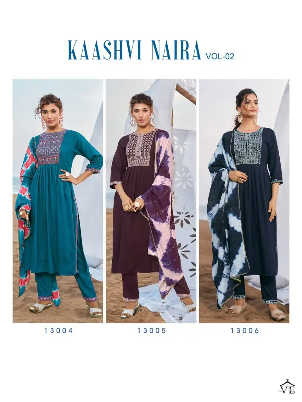 Wanna Kashvi Naira Vol 2 Pure Rayon Wholesale Readymade Suits Catalog — Wholesale Salwar Suits, Kashvi Creation wholesale from Surat - Gallery Image 7