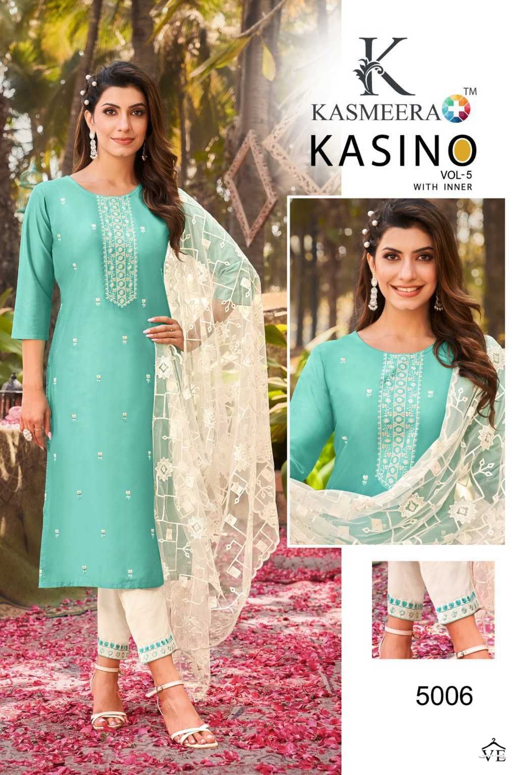 Hariyaali Kasino Vol 5 Viscose Silk Wholesale Readymade Salwar Suit Catalog — Wholesale Salwar Suits, MPA wholesale from Surat — view 4