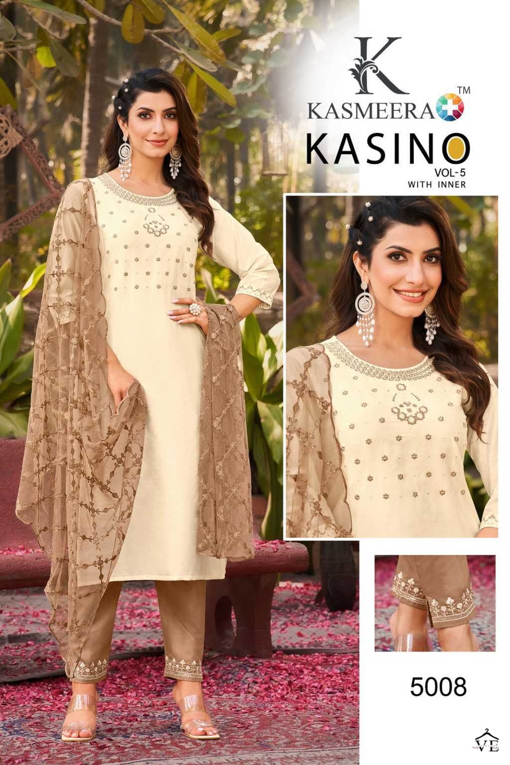 Hariyaali Kasino Vol 5 Viscose Silk Wholesale Readymade Salwar Suit Catalog — Wholesale Salwar Suits, MPA wholesale from Surat — view 5