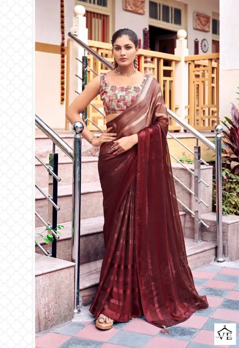 Right Women Kavya Chiffon Wholesale Saree Catalog — Wholesale Sarees, MPA wholesale from Surat - Gallery Image 3