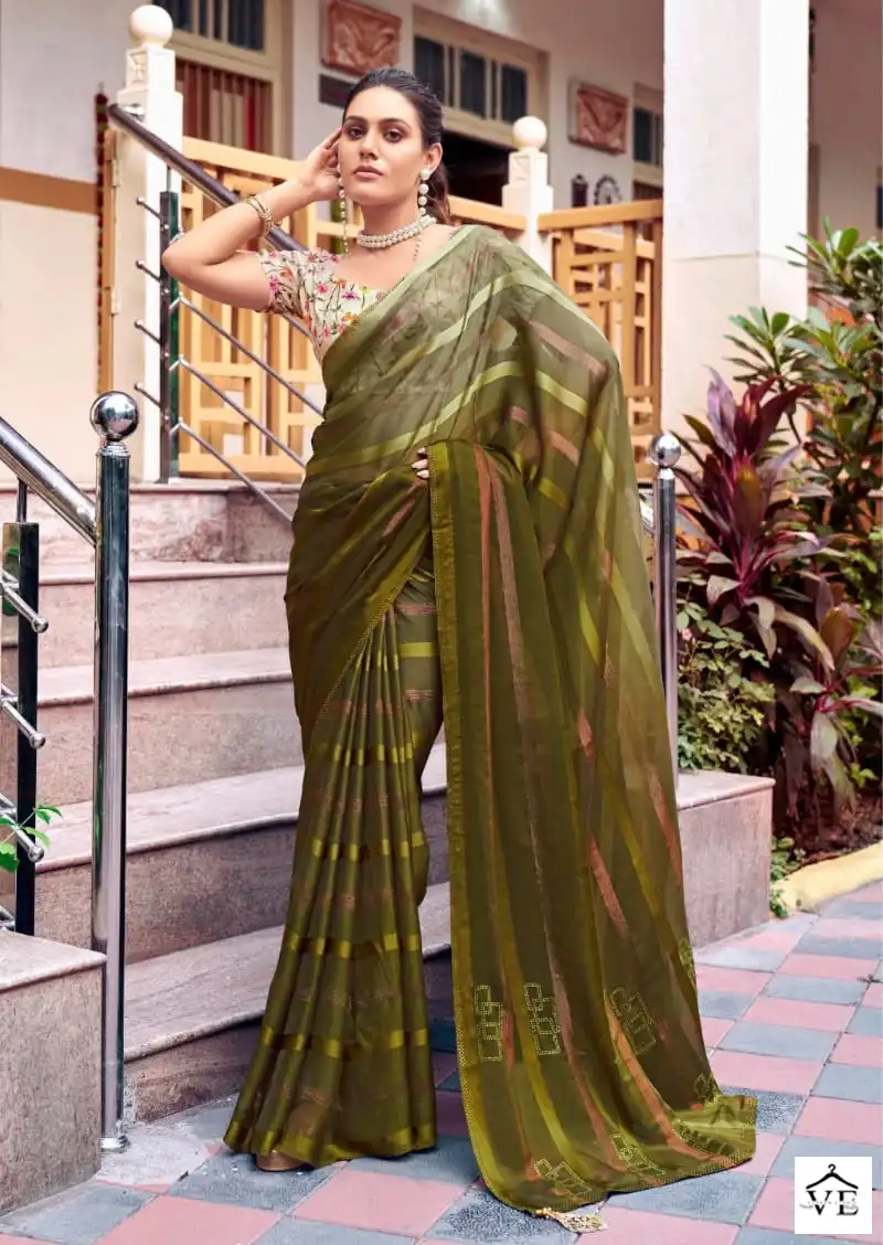Right Women Kavya Chiffon Wholesale Saree Catalog — Wholesale Sarees, MPA wholesale from Surat - Gallery Image 5
