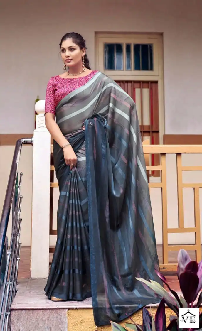 Right Women Kavya Chiffon Wholesale Saree Catalog — Wholesale Sarees, MPA wholesale from Surat - Gallery Image 6
