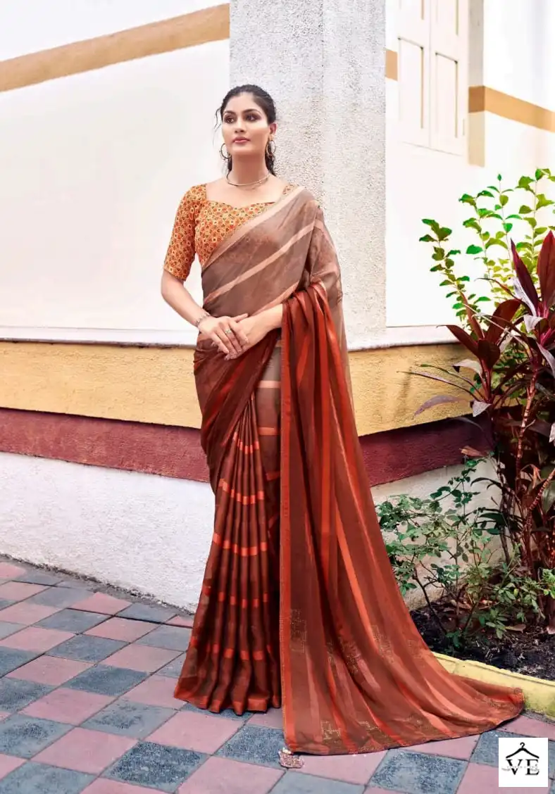 Right Women Kavya Chiffon Wholesale Saree Catalog — Wholesale Sarees, MPA wholesale from Surat - Gallery Image 7