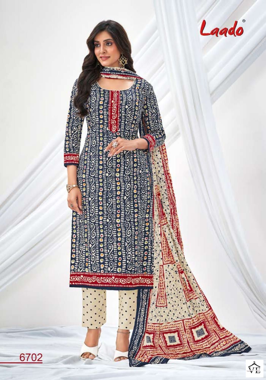 Vardan Ethnic Laado Vol 67 Cotton Wholesale Salwar Suit Catalog - Image 14