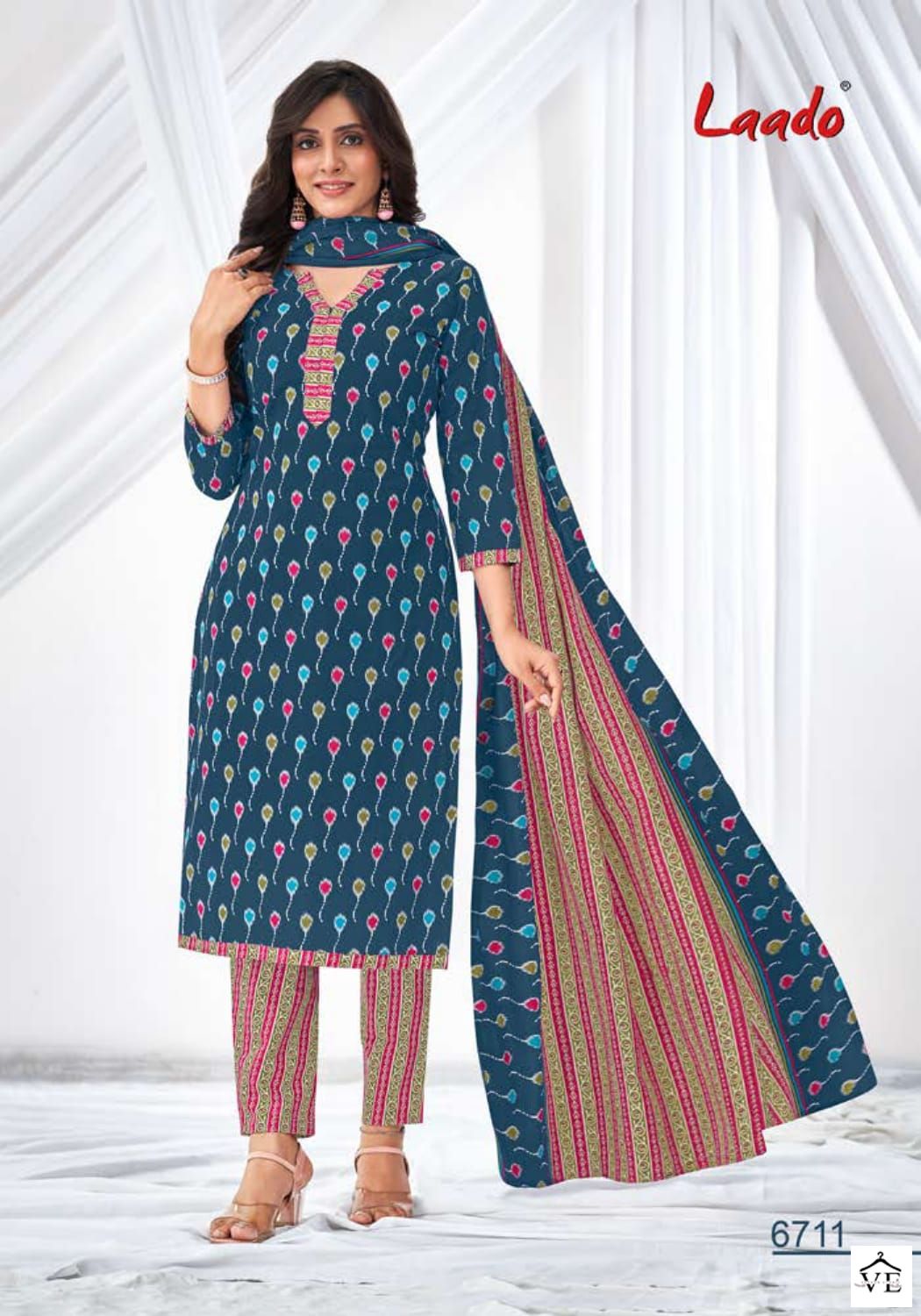 Vardan Ethnic Laado Vol 67 Cotton Wholesale Salwar Suit Catalog - Image 18