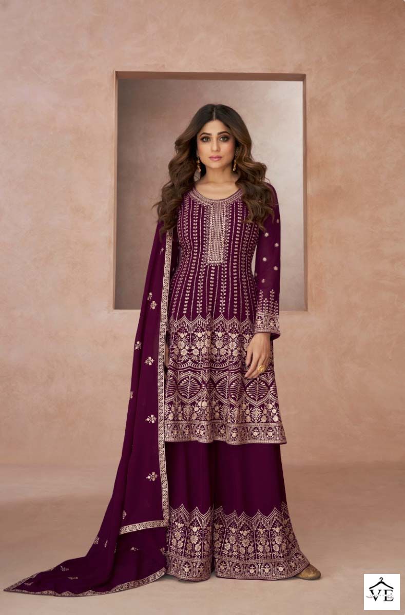 Aashirwad Lajjo Georgette Wholesale Designer Readymade Salwar Suit Catalog — Wholesale Salwar Suits, Aashirwad Creation wholesale from Surat - Gallery Image 2