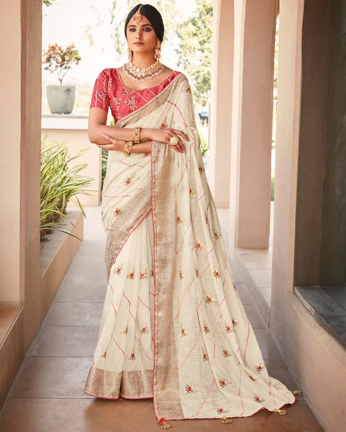 5D Designer Lajri-2 Soft Cotton Wholesale Saree Catalog — Wholesale Sarees, MPA wholesale from Surat — view 1