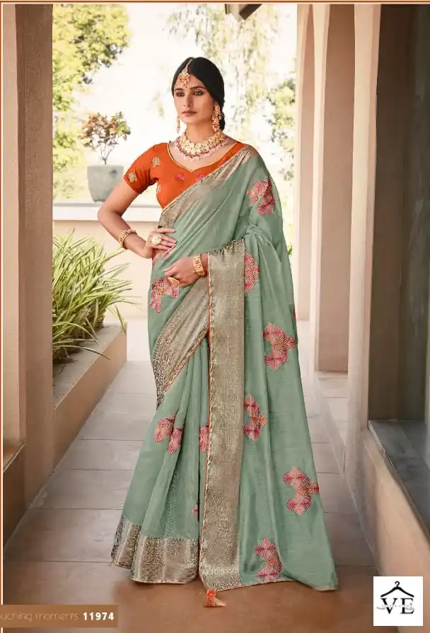 5D Designer Lajri-2 Soft Cotton Wholesale Saree Catalog — Wholesale Sarees, MPA wholesale from Surat - Gallery Image 3