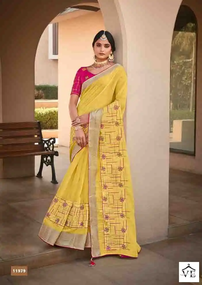5D Designer Lajri-2 Soft Cotton Wholesale Saree Catalog — Wholesale Sarees, MPA wholesale from Surat - Gallery Image 8