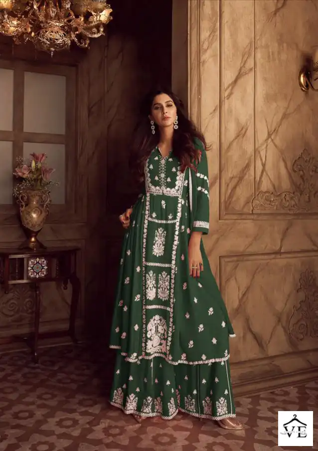 Vamika Lakhnavi Vol 4 Dark Color Heavy Rayon Wholesale Readymade Suit Catalog — Wholesale Salwar Suits, MPA wholesale from Surat - Gallery Image 3