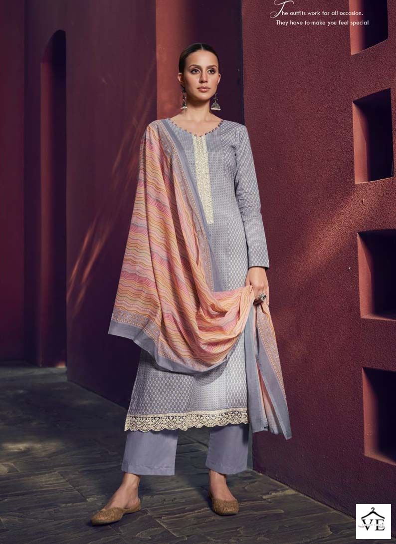 Mumtaz Arts Lamhay Lawn Cotton Wholesale Salwar Suit Catalog — Wholesale Salwar Suits, MPA wholesale from Surat - Gallery Image 3