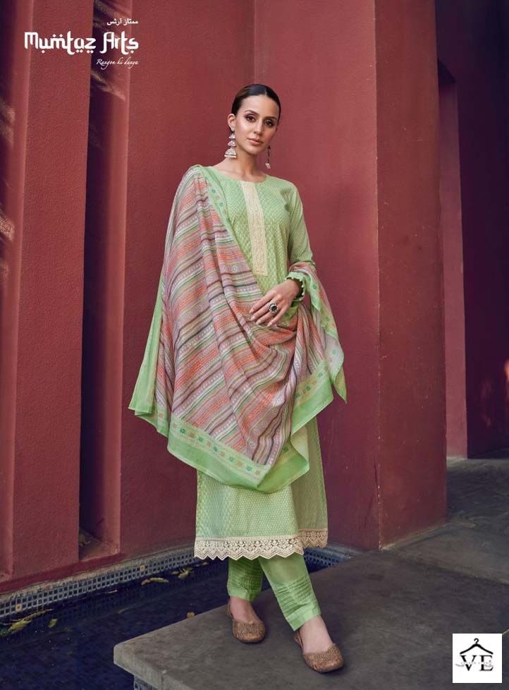 Mumtaz Arts Lamhay Lawn Cotton Wholesale Salwar Suit Catalog — Wholesale Salwar Suits, MPA wholesale from Surat - Gallery Image 7