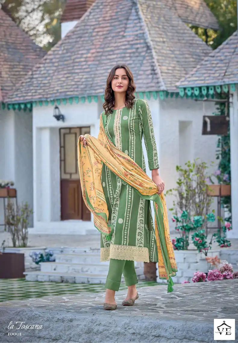 Kilory Trendz La Joscana Pure Lawn Cotto Wholesale Salwar Suit Catalog — Wholesale Salwar Suits, MPA wholesale from Surat - Gallery Image 2