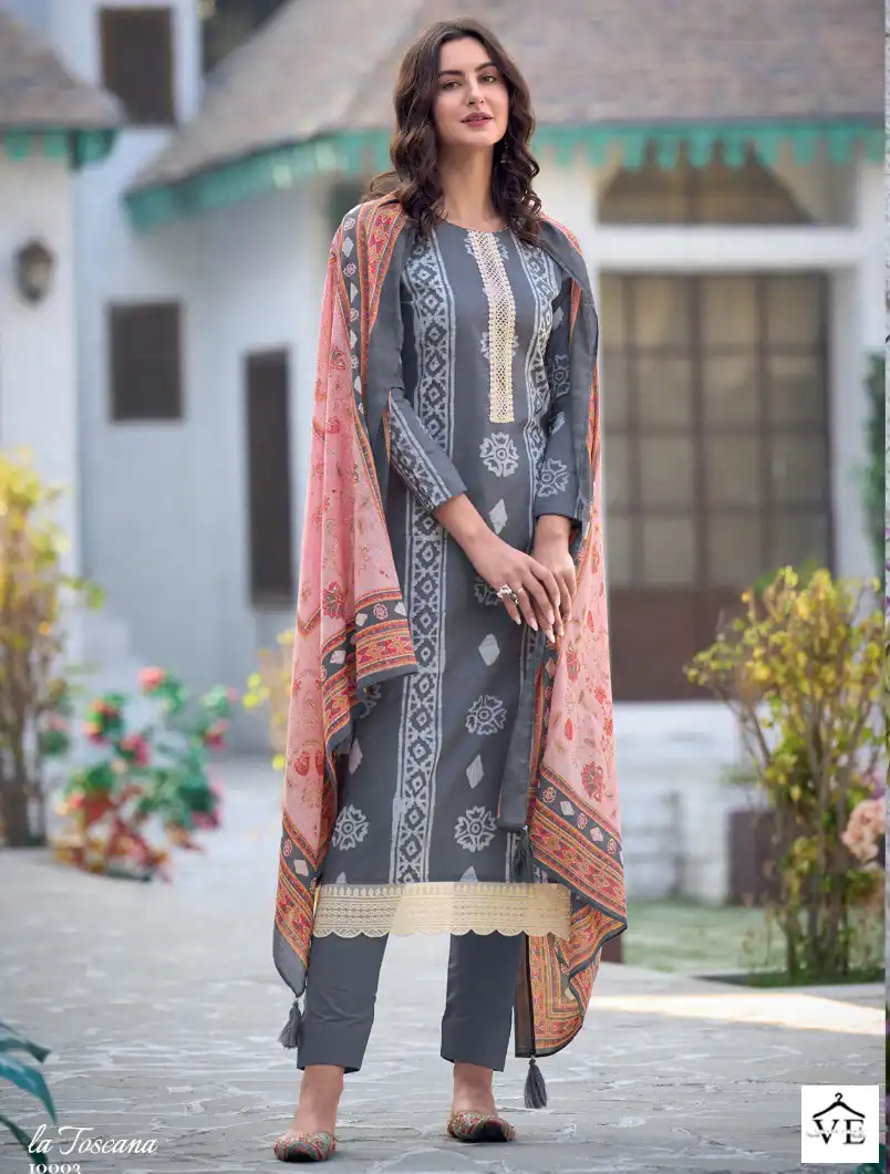 Kilory Trendz La Joscana Pure Lawn Cotto Wholesale Salwar Suit Catalog — Wholesale Salwar Suits, MPA wholesale from Surat — view 1