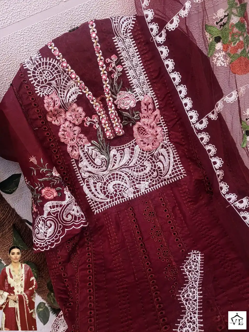 Qalamkaar Lawn-01 New Colours Cotton Wholesale Pakistani Suit Catalog — Wholesale Salwar Suits, MPA wholesale from Surat - Gallery Image 6