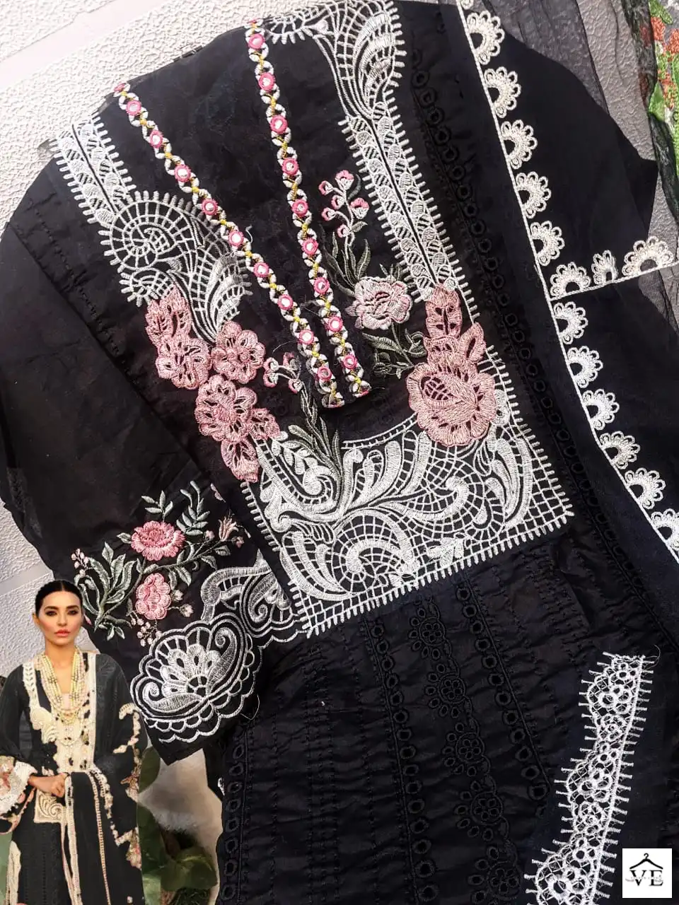 Qalamkaar Lawn-01 New Colours Cotton Wholesale Pakistani Suit Catalog — Wholesale Salwar Suits, MPA wholesale from Surat - Gallery Image 3