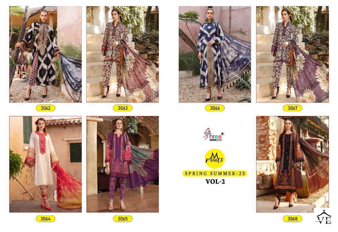 Shree Fabs M Print Spring Summer 23 Vol 2 Cotton Wholesale Pakistani Salwar Suit Catalog — Wholesale Salwar Suits, MPA wholesale from Surat — view 8