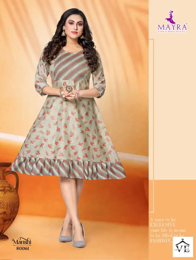 Mayra Manshi Rayon Wholesale Kurti Catalog — Wholesale Kurtis, MPA wholesale from Surat - Gallery Image 5