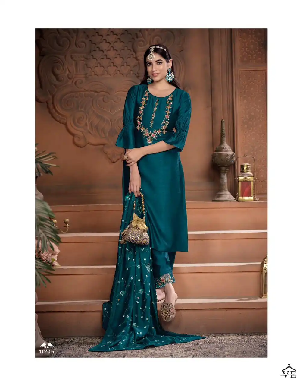 Lily &amp; Lali Maria-9 Super Silk Wholesale Readymade Fancy Suits Catalog — Wholesale Salwar Suits, MPA wholesale from Surat — view 5