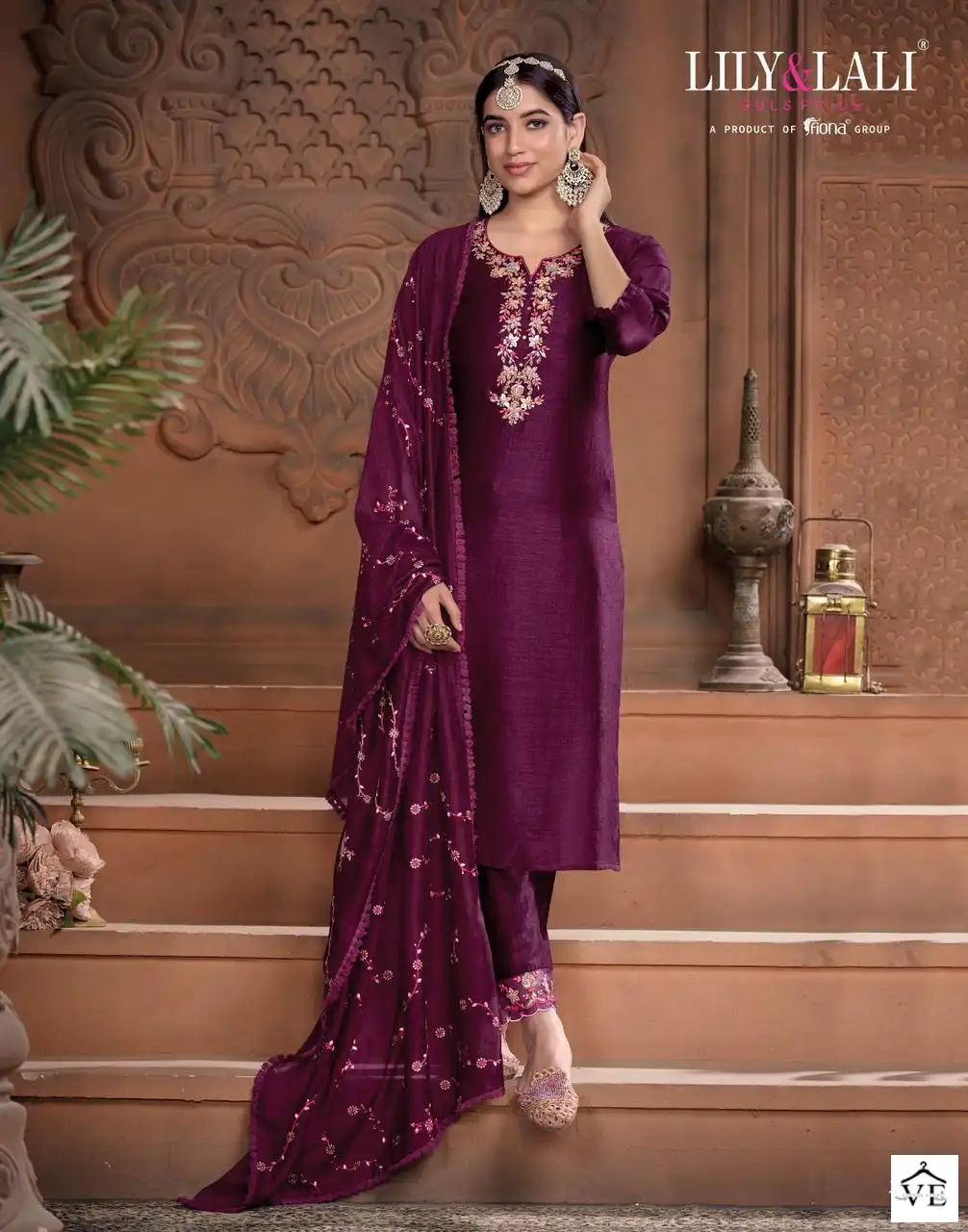 Lily &amp; Lali Maria-9 Super Silk Wholesale Readymade Fancy Suits Catalog — Wholesale Salwar Suits, MPA wholesale from Surat — view 6