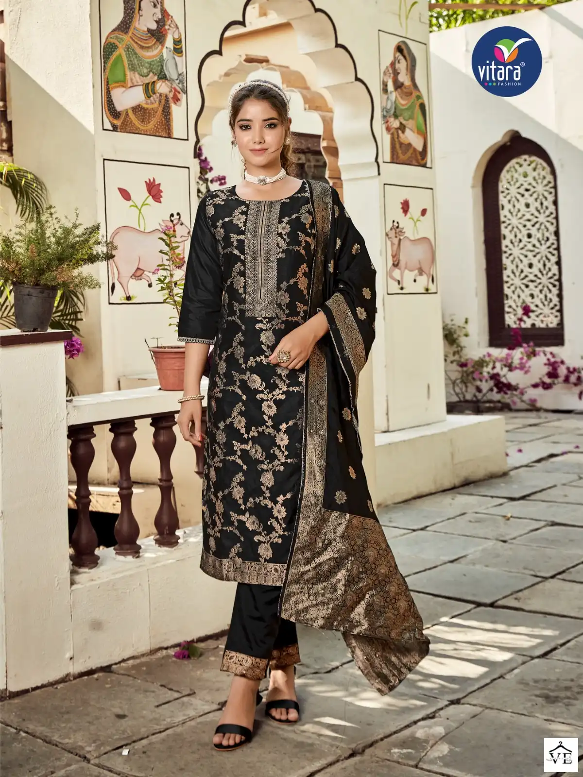 Vitara Mastani-2 Pure Dola Viscose Wholesale Readymade Salwar Suit Catalog — Wholesale Salwar Suits, MPA wholesale from Surat - Gallery Image 4