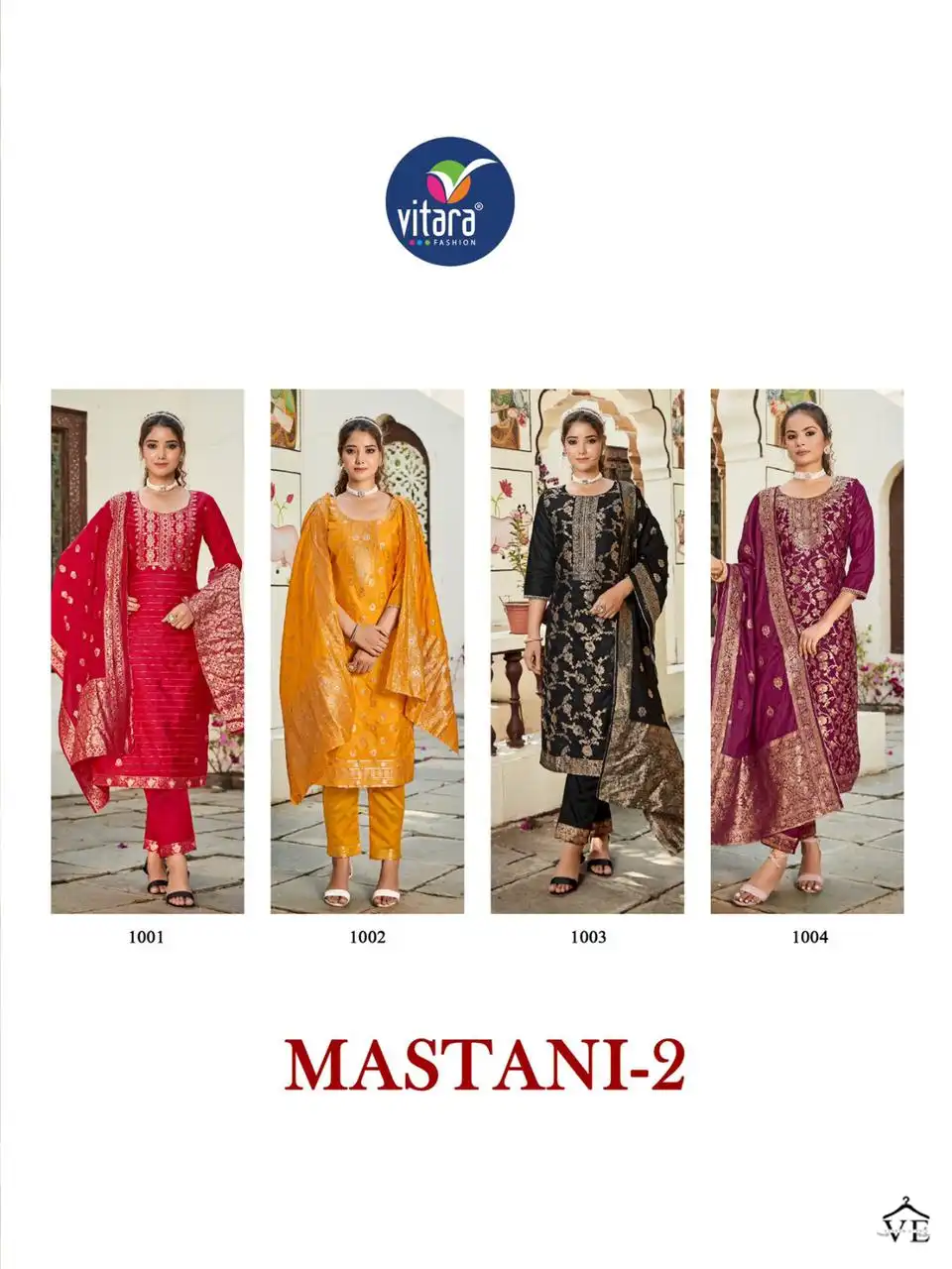 Vitara Mastani-2 Pure Dola Viscose Wholesale Readymade Salwar Suit Catalog — Wholesale Salwar Suits, MPA wholesale from Surat — view 5