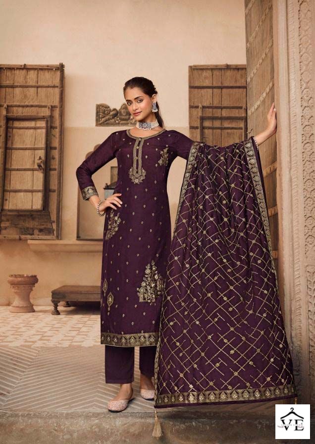 Zisa Mehak Jacquard Wholesale Designer Salwar Suit catalog — Wholesale Salwar Suits, MPA wholesale from Surat - Gallery Image 2