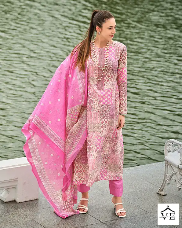 Sadhana Mehraam Pure Lawn Cotton Wholesale Salwar Suit Catalog — Wholesale Salwar Suits, MPA wholesale from Surat - Gallery Image 6