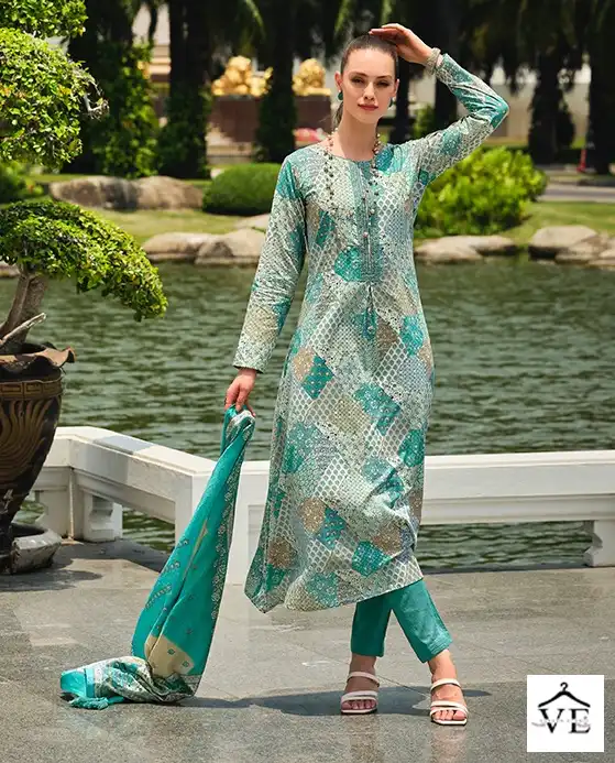 Sadhana Mehraam Pure Lawn Cotton Wholesale Salwar Suit Catalog — Wholesale Salwar Suits, MPA wholesale from Surat - Gallery Image 5