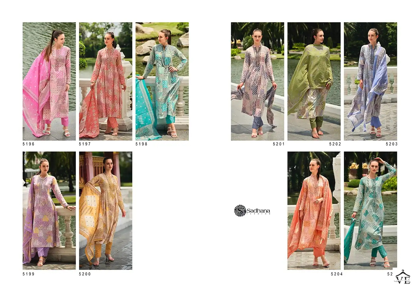 Sadhana Mehraam Pure Lawn Cotton Wholesale Salwar Suit Catalog — Wholesale Salwar Suits, MPA wholesale from Surat — view 12