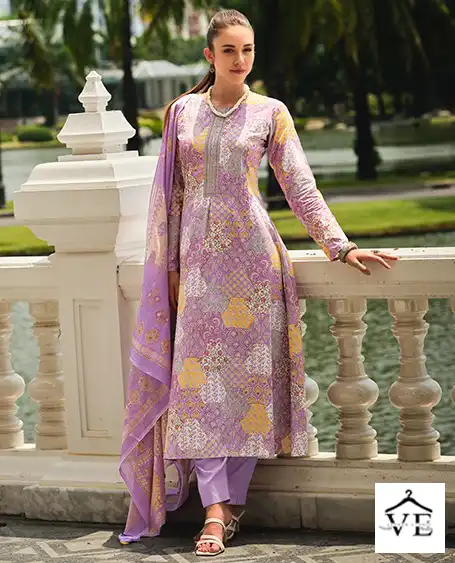Sadhana Mehraam Pure Lawn Cotton Wholesale Salwar Suit Catalog — Wholesale Salwar Suits, MPA wholesale from Surat — view 1