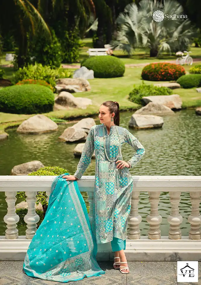 Sadhana Mehraam Pure Lawn Cotton Wholesale Salwar Suit Catalog — Wholesale Salwar Suits, MPA wholesale from Surat - Gallery Image 8