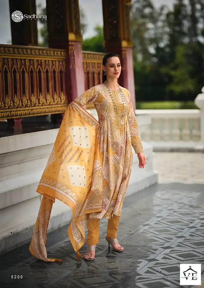 Sadhana Mehraam Pure Lawn Cotton Wholesale Salwar Suit Catalog — Wholesale Salwar Suits, MPA wholesale from Surat - Gallery Image 9