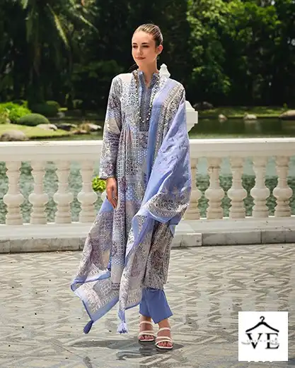 Sadhana Mehraam Pure Lawn Cotton Wholesale Salwar Suit Catalog — Wholesale Salwar Suits, MPA wholesale from Surat - Gallery Image 3